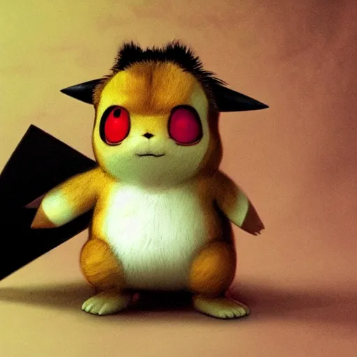 photography of Pikachu as a dark Lord of the Sith set, Stable Diffusion