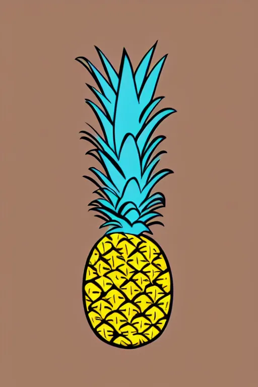 Prompt: minimalist boho style art of an ananas, illustration, vector art