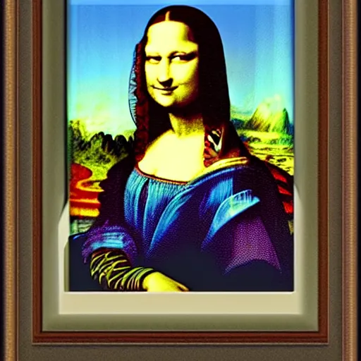 Prompt: super - mario!!!!!! as ( ( mona lisa ) )