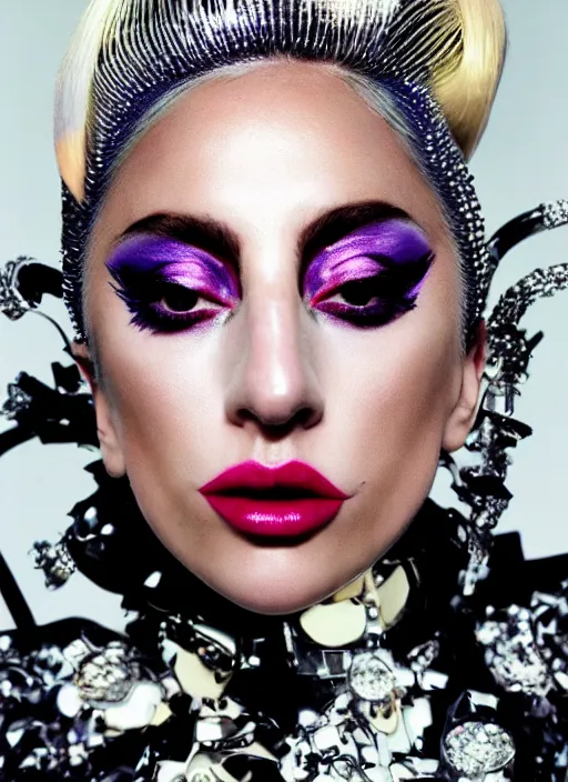 lady gaga styled by nick knight posing, artpop , vogue | Stable ...