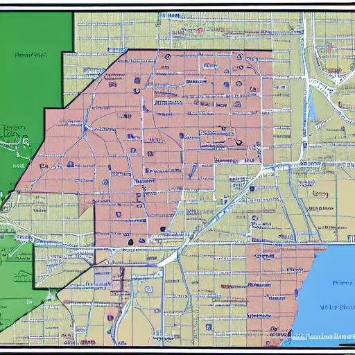 Prompt: map of the st. louis area