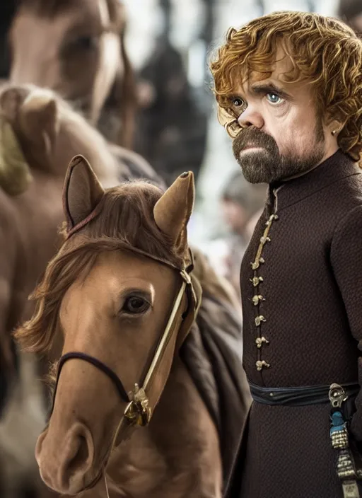 Image similar to tyrion lannister in my little pony