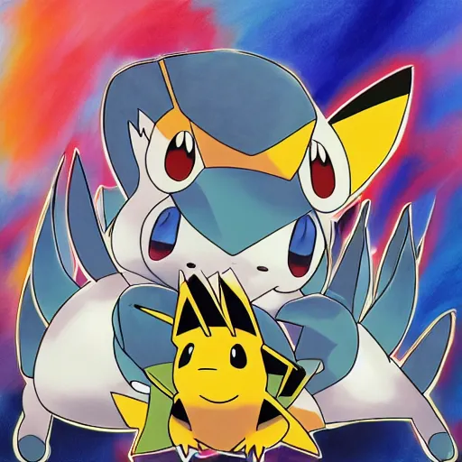 Prompt: A pokemon artwork