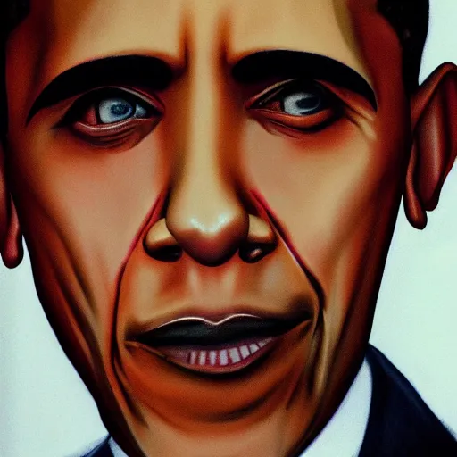 Image similar to creepy police sketch of obama