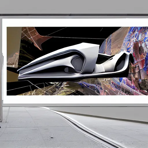 Image similar to sci-fi cars trucks motorcycles 50% of canvas in center and wall near structure on the coronation of napoleon and digital billboard photogrammetry point cloud in the middle and everything in style of zaha hadid and suprematism forms unreal engine 5 keyshot octane artstation trending blade runner 2049 colors lighting ultra high detail ultra photo realistic 8k 16k in plastic dark tilt shift