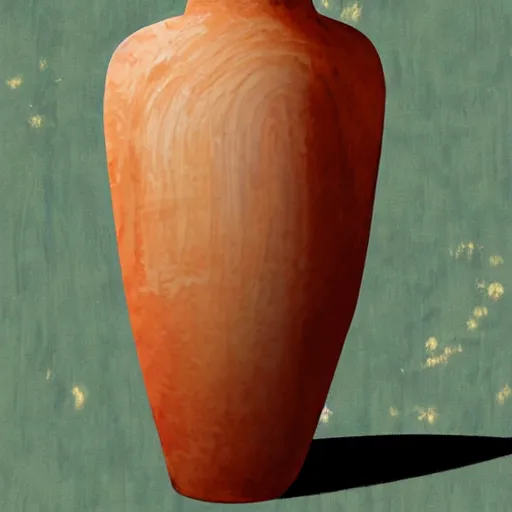 Image similar to impasto neolithic cavepainting terracotta vase greek art watercolors digital 2d vector anime art subterranean airy fresh clouds beautiful droning paintdripping extremely detailed blur