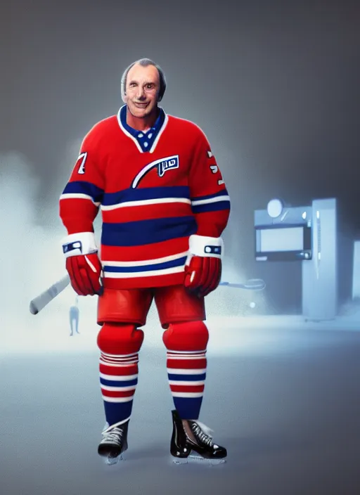 Prompt: Guy Lafleur as a video game character, digital art, unreal engine, unreal engine render, blender render, render, 4k, coherent