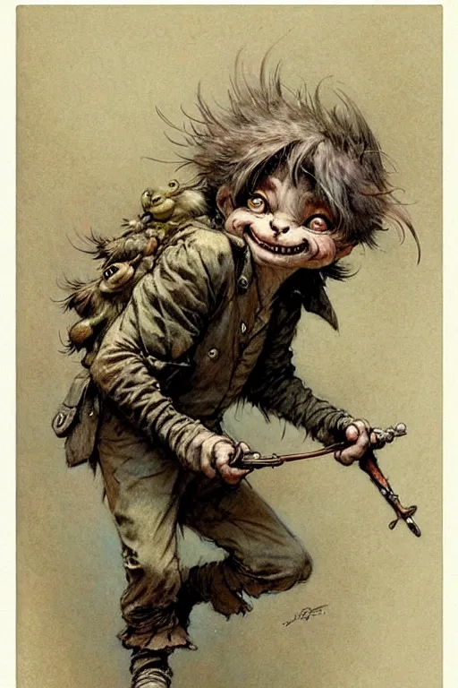 Image similar to (((((1950s goblin . muted colors.))))) by Jean-Baptiste Monge !!!!!!!!!!!!!!!!!!!!!!!!!!!