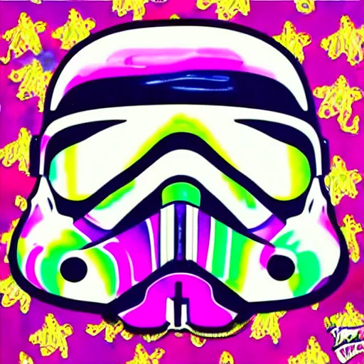 Prompt: “Lisa Frank Stormtrooper”