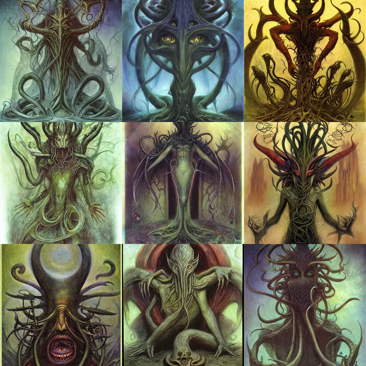 Prompt: nyarlathotep by Brian Froud