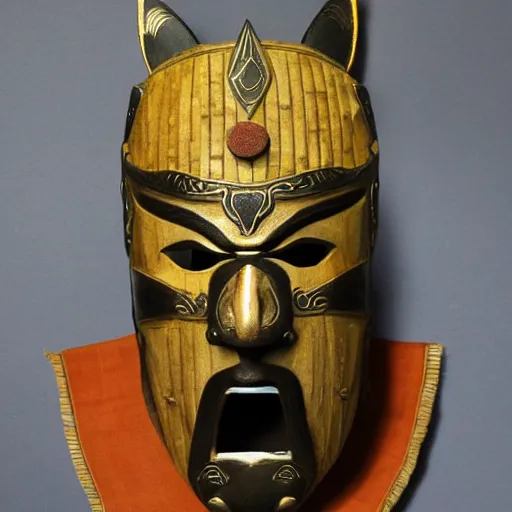 Prompt: Detailed Samurai mask