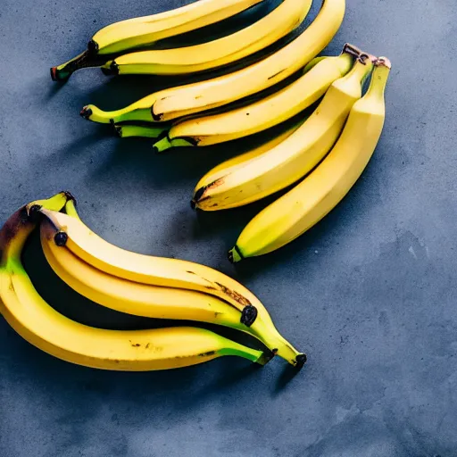 Image similar to a bunch of bananas sitting on top of a table