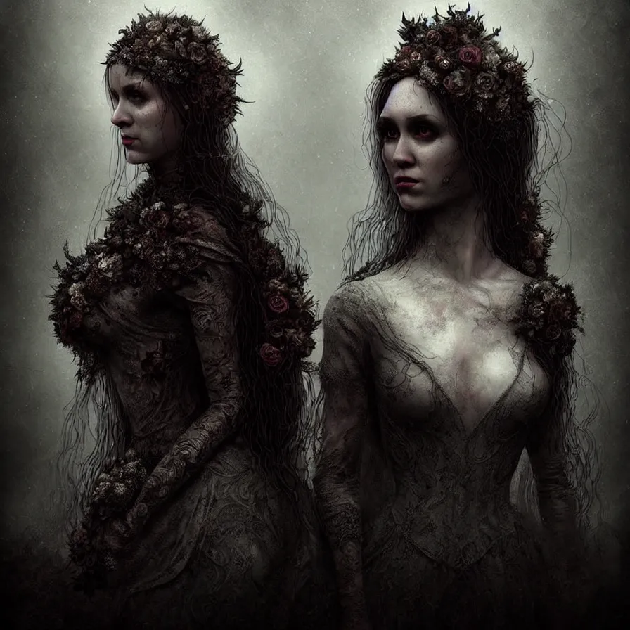 Image similar to epic professional digital art of 👰♀, eerie, detailed, foreboding, leesha hannigan, wayne haag, reyna rochin, ignacio fernandez rios, mark ryden, iris van herpen, best on artstation, cgsociety, wlop, pixiv, stunning, gorgeous, much wow, cinematic, masterpiece