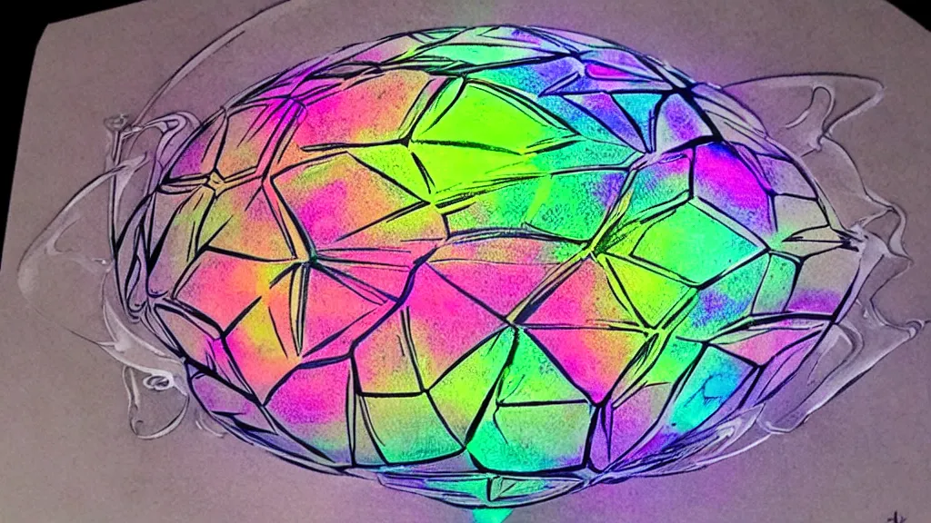 Prompt: holography detailed inky soccer