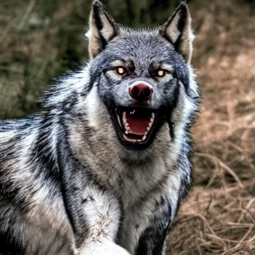 Image similar to The moment a werewolf realizes he is a good boy.