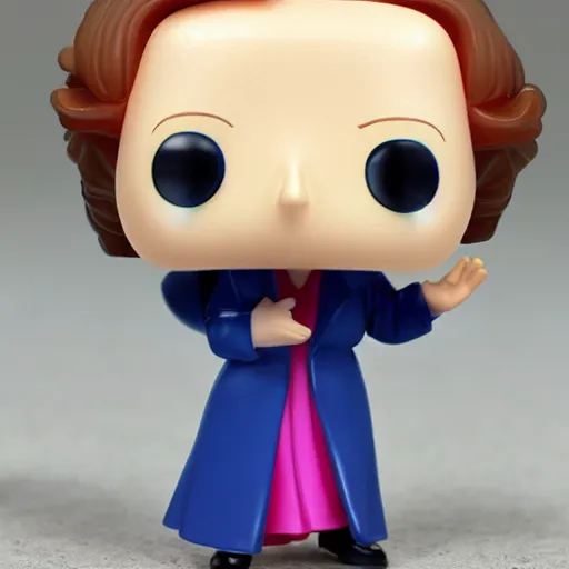 Prompt: funko pop margaret thatcher