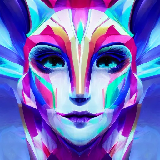 Image similar to the most original and beautiful profile picture on discord, symetrical, 4 k, beautiful gorgeous digital art, trending on artstation