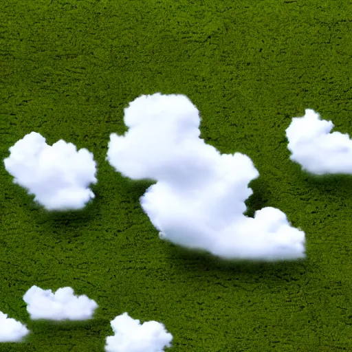 Prompt: puffy cloud wallpaper background 4 k