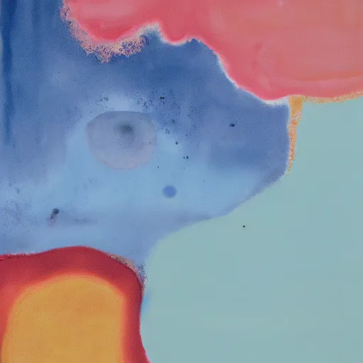 Prompt: a lost work of genius, a beautiful composition of incredible symbolic art, centred, expressing the form of the formless, wondrous, benign and numinous, looking at it rewards the soul, being-in-itself, futuristic digital paint in 8k HD, by Helen Frankenthaler and by Walt Disney