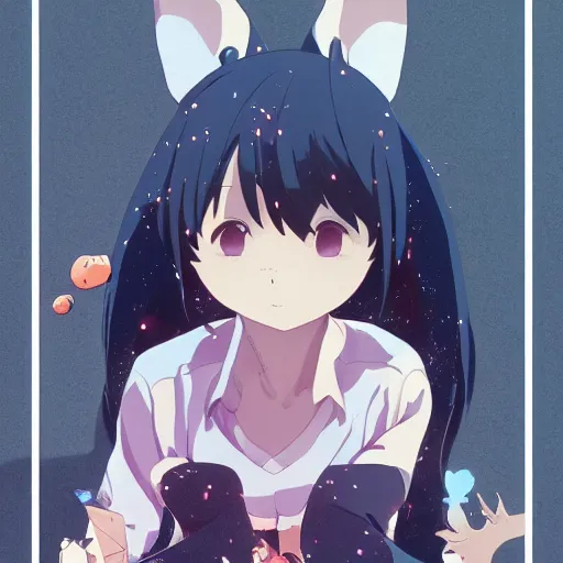 Image similar to a teacher mouse, illustration concept art anime key visual trending pixiv fanbox by wlop and greg rutkowski and makoto shinkai and studio ghibli and kyoto animation symmetrical facial features