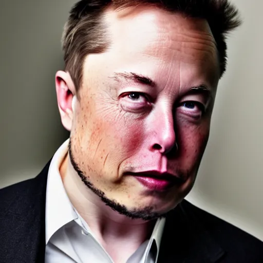 Image similar to elon musk with cool hairstyle, professional portrait photo