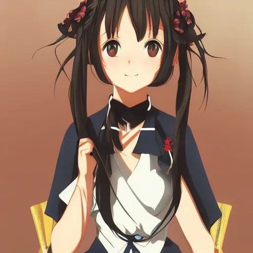 Prompt: portrait of the striking, gentle assistant, anime fantasy illustration by tomoyuki yamasaki, kyoto studio, madhouse, ufotable, trending on artstation