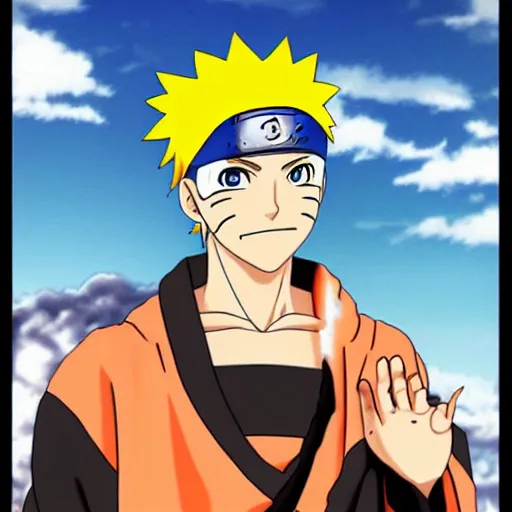 Image similar to naruto as a religious sikh, anime style