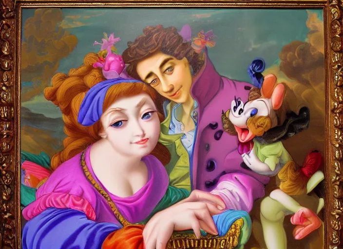 baroque rococo painting Disney's Prince Quasimodo Lisa | Stable ...