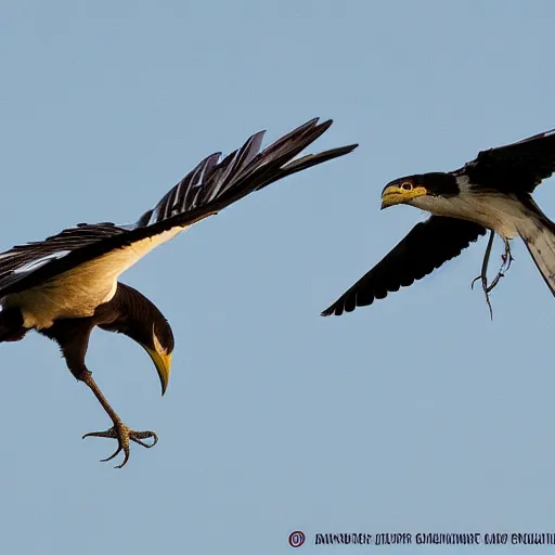 Prompt: teratornis nature photography