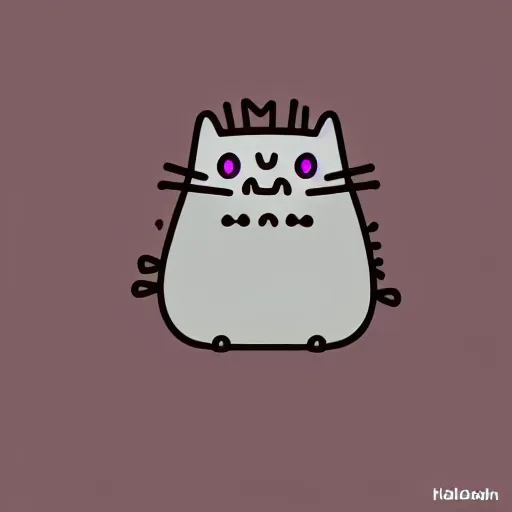 Image similar to Hallow Knight as a pusheen,