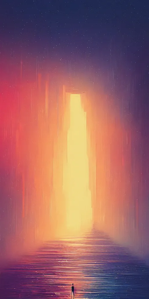 Image similar to i said, ooh, i'm drowning in the night by alena aenami