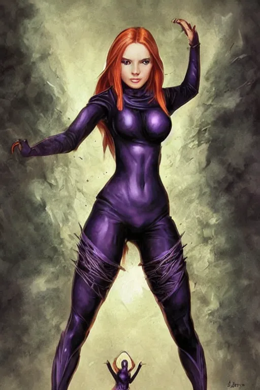 Image similar to frontal standing pose portrait of Sabrina the College Witch, very beautiful young woman, straight hair, push-up underwire. Intricate, concept art, magic lighting overlays, magical portal opened, D&D!, fantasy style, sharp focus!, ultra detailed, art by Artgerm and Peter Andrew Jones, WLUP, Magali Villeneuve