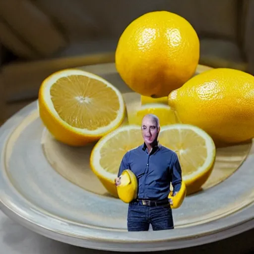 Image similar to jeffrey bezos lemon fusion