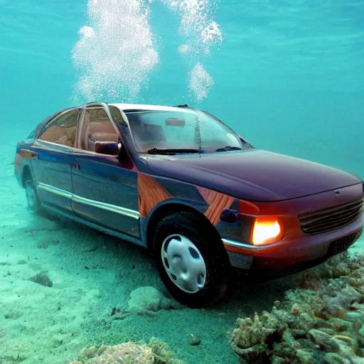 Image similar to underwater car