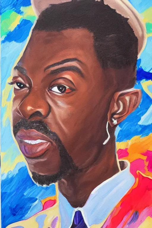 Prompt: lil nas x painting