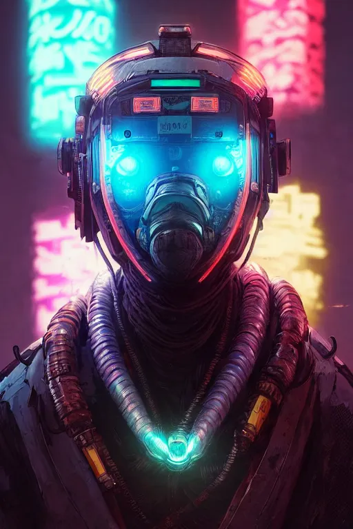 Prompt: wraith from apex legends, cyberpunk futuristic neon. decorated with traditional japanese ornaments by ismail inceoglu dragan bibin hans thoma greg rutkowski alexandros pyromallis nekro rene maritte illustrated, perfect face, fine details, realistic shaded, fine - face, pretty face