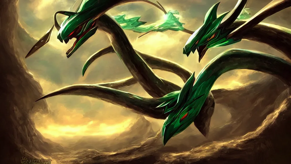 Realistic Rayquaza - Image Abyss