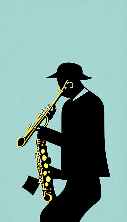 Image similar to jazz saxophone player by jesper esjing