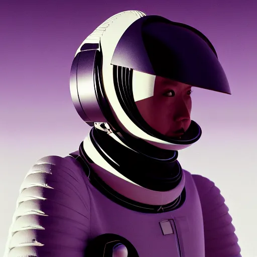 Image similar to hyperrealism aesthetic close - up photography computer simulation visualisation in araki nobuyoshi style of parallel universe movie scene with detailed stylish neofuturistic horse riding on a astronaut and wearing neorofuturistic sci - fi laboratory uniform designed by josan gonzalez. hyperrealism photo on pentax 6 7, by giorgio de chirico volumetric natural light rendered in blender