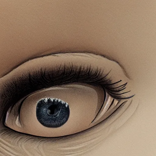 Image similar to detailed illustration close up of a crying girl, highly detailed, realistic, art station