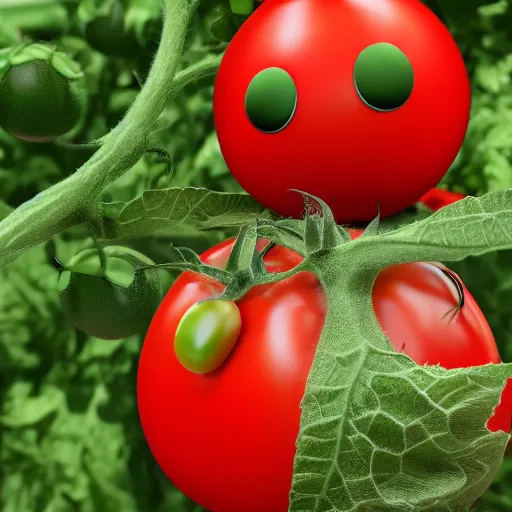 Prompt: Tomato monster, 4k