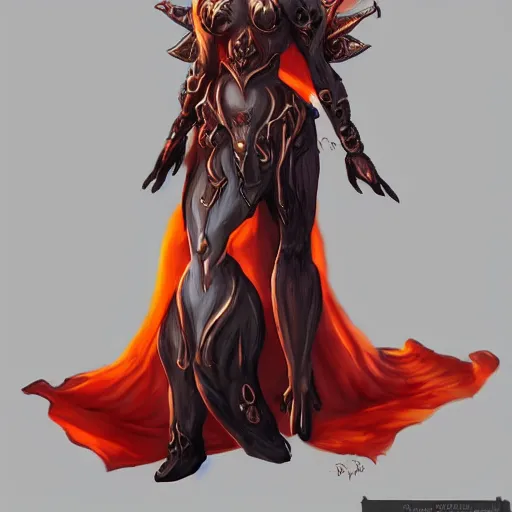 Image similar to Concept art of female demon dressed in silk as a dark souls boss, trending on artstation, fantasy