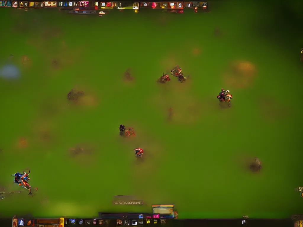 Prompt: Sniper is farming, Dota 2 Screenshot