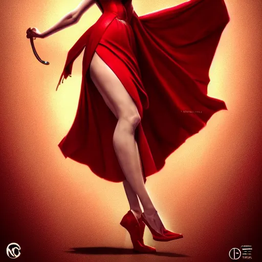 Prompt: an epic fantasy comic book style full body portrait painting of Natalia Oreiro in red dress, elegant, character design by Mark Ryden and Pixar and Hayao Miyazaki, unreal 5, DAZ, hyperrealistic, octane render, cosplay, RPG portrait, dynamic lighting, intricate detail, summer vibrancy, cinematic