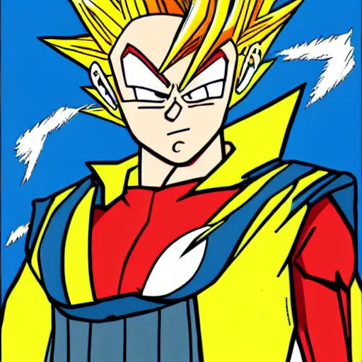 Prompt: 2 0 0 0 s flash cartoon, dumbest boy in history, holy crap he's stupid, super saiyan andy, lightning strike, art by craig mccracken