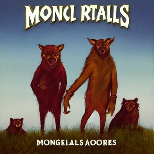 Prompt: mongrels album artwork