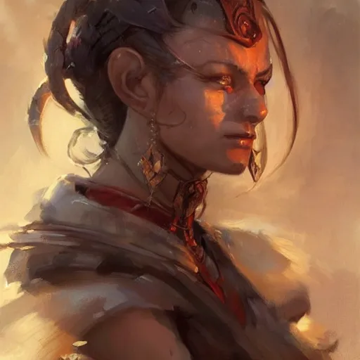 Image similar to a beautiful artwork of a nord woman, by raymond swanland and jesper ejsing, featured on art station, lighting study, concept art