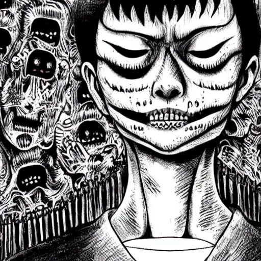 Image similar to nightmare fuel, junji ito, horror,