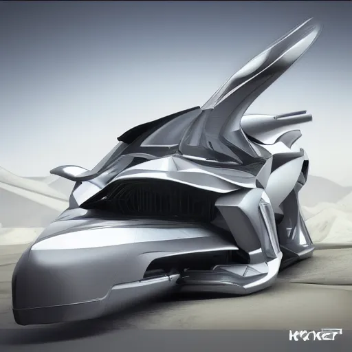 Image similar to khyzyl saleem car : medium size: 7, u, x, y, o medium size form panels: motherboard medium size forms : zaha hadid architecture big size forms: brutalist medium size forms: sci-fi futuristic setting: Ash Thorp car: ultra realistic phtotography, keyshot render, octane render, unreal engine 5 render , high oiled liquid glossy specularity reflections, ultra detailed, 4k, 8k, 16k: blade runner 2049 color : cinematic, high contrast