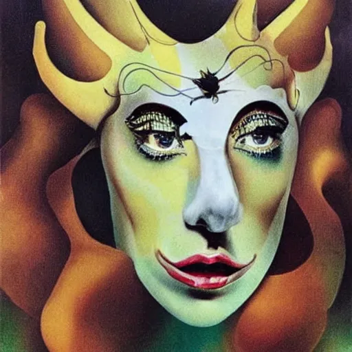 Prompt: lady gaga by salvador dali